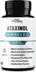 Real Science Ataxinol – Muscle Relaxer & Nerve Support Supplement con Vinitrox y GABA (60 Cápsulas)