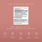 Apothékary Rosé-Tinted Glasses, Gotas Herbales sin Alcohol para el Estado de Ánimo y Enfoque, 118 ml
