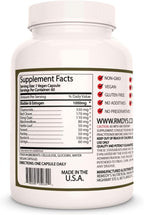 Cápsulas de Vejiga y Estrógenos 1000 mg, 60 Cápsulas Veganas