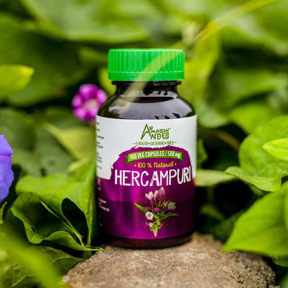 Hercampuri Cápsulas 1500mg | Suplemento Vegano de Origen Peruano