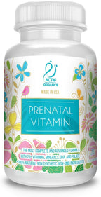 ACTIF Vitaminas Prenatales Orgánicas - 90 Cápsulas