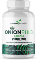 Onion Bulb Extract 1000mg – Pure All Natural Onion (Allium Cepa) Dried Bulb – 120 Cápsulas