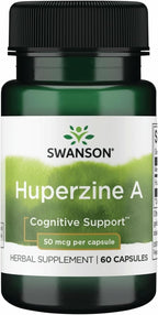 Swanson Huperzina A 5 mcg, 60 Cápsulas