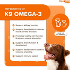 Liquid Health Pets K9 Omega 3 Aceite de Pescado para Perros - 3 Pack de 473 ml