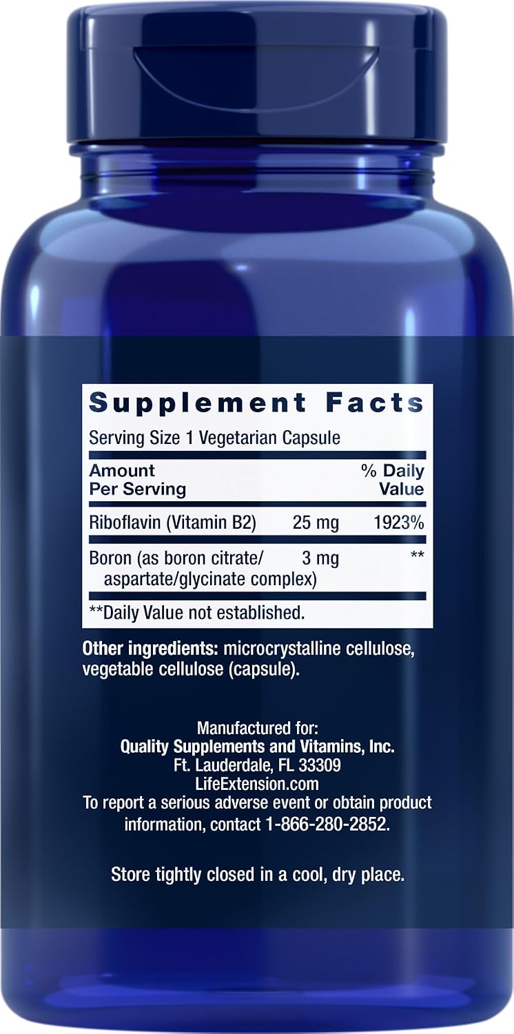 Life Extension Boro 3 mg, 180 Cápsulas (Paquete de 2)