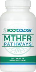 Rootcology MTHFR Pathways - Apoyo a la Metilación con Vitamina B6, B12 y Folato - 120 Cápsulas