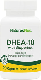 NaturesPlus DHEA-10 - 90 Capsules - Vegan Food Supplement
