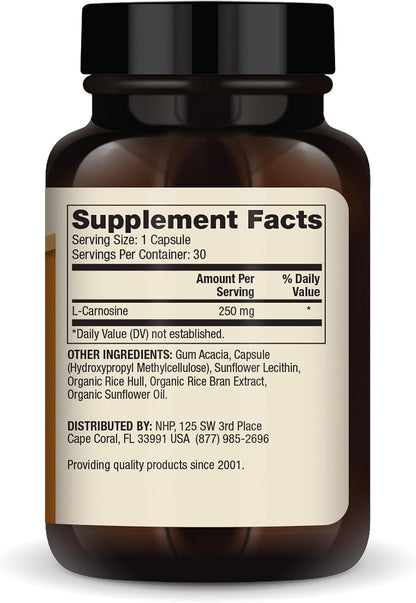 Dr. Mercola Liposomal Carnosine - 250 mg de L-Carnosina con Entrega Liposomal - 30 Cápsulas – Image 2