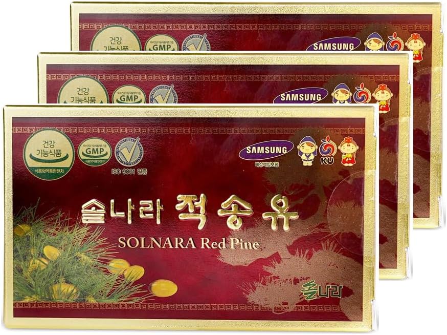 SOLNARA Aceite de Pino Rojo Coreano - 60 Cápsulas Blandas