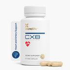 Xtendlife CX8 Suplemento para la Salud Cardiovascular con Vitamina K2 MK7, D3, Tocotrienoles y Espino Amarillo (30 días)