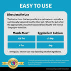 Eggshellent Calcium - Polvo de cáscara de huevo para perros y gatos - 454 g