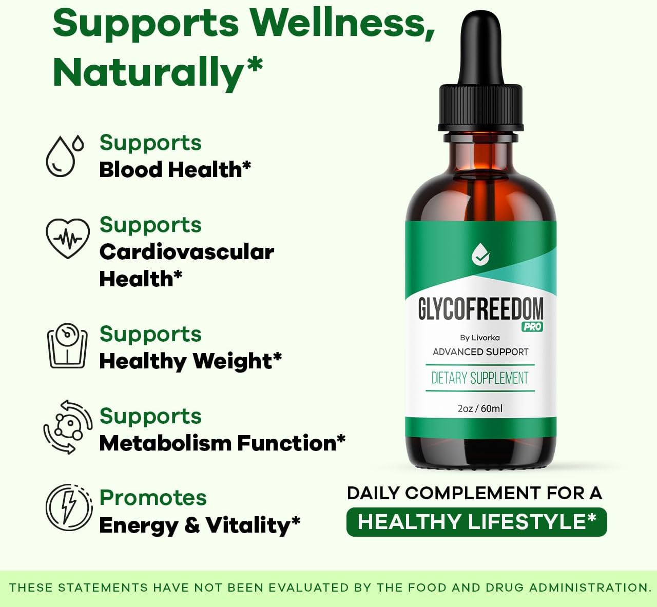 GlycoFreedom Gotas (3 Pack) - Suplemento Líquido de Bienestar