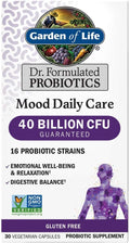 Garden of Life Mood Daily Care Probióticos, 30 Cápsulas Vegetarianas