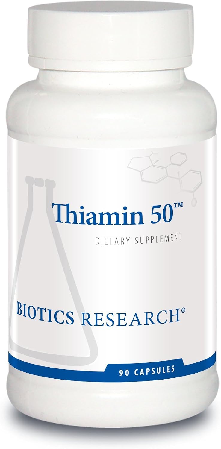 Thiamin 50™ – High Potency Vitamin B1, 50 mg, 90 Capsules