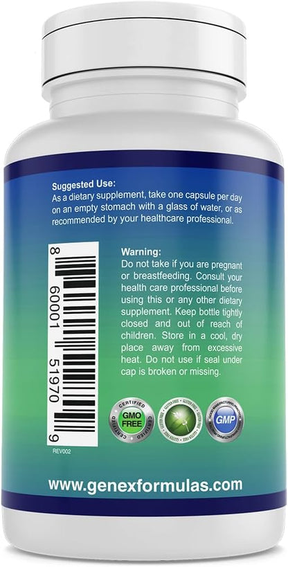 Genex Formulas - Nicotinamida 500mg - – Función psicológica: Ayuda a mantener una función psicológica normal, lo – Image 3