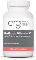 Allergy Research Group ARG Buffered Vitamin C - 1000 mg - Immune Support - Vegetarian Capsules - Hypoallergenic - 120 Capsules