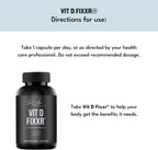 VIT D by Dr. Amie | Vitamina D3 10.000 UI con K1, K2 y geranylgeraniol | 30 Cápsulas