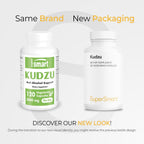 Supersmart - Kudzu Extract 500 mg Full Spectrum - 120 Vegetarian Capsules
