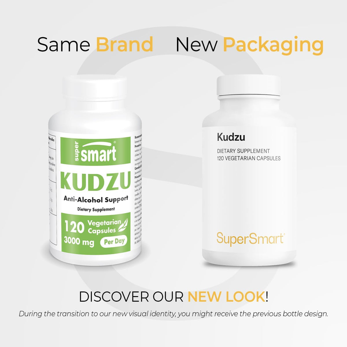 Supersmart - Extracto de Kudzu 500 mg – Goma arábiga: Fibra natural que facilita la cohesión de la cápsula. – Image 2