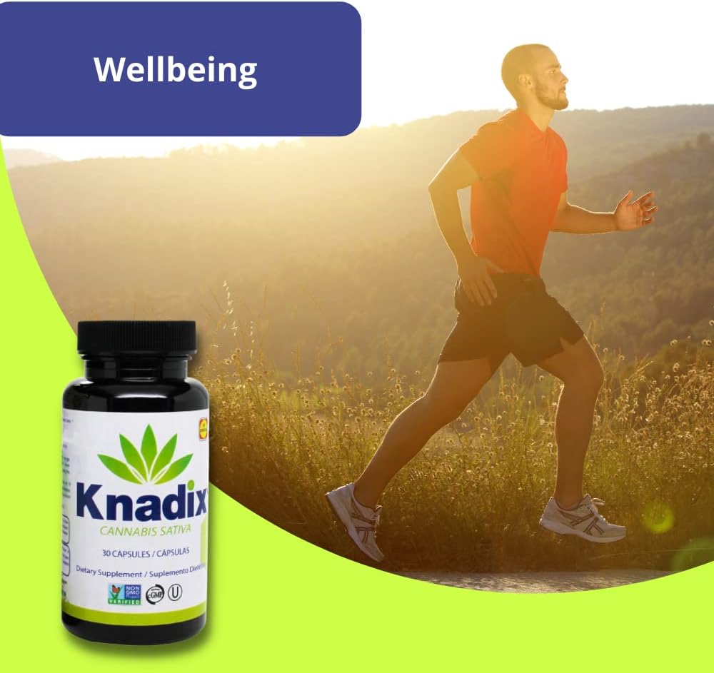 Knadix Aceite de Cáñamo - Omega 3-6, Vitaminas y Minerales - 120 Cápsulas (Pack de 4)