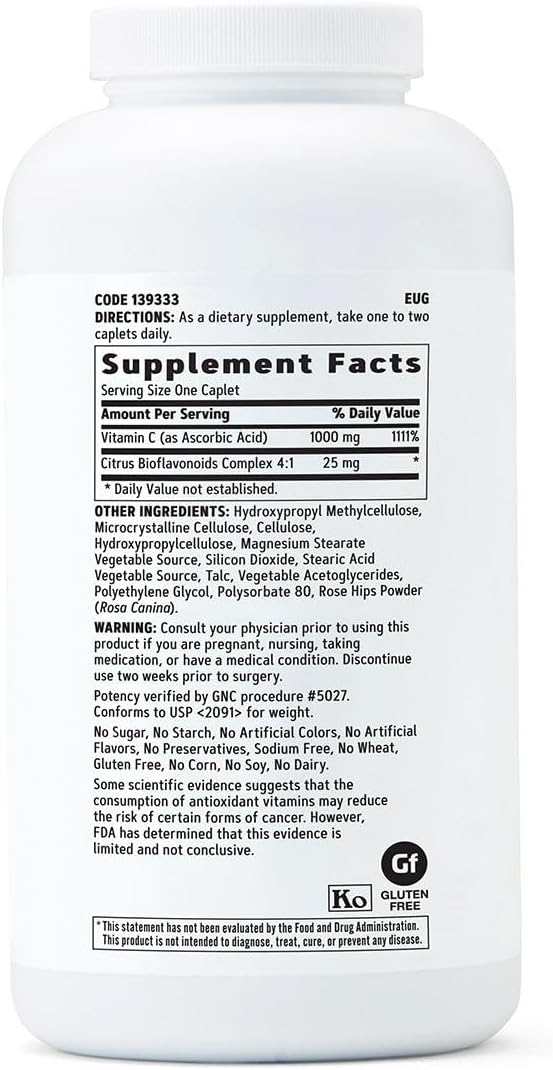GNC Vitamina C 1000 mg - Twin Pack