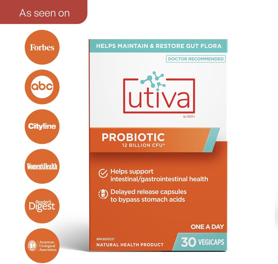 Szio+ Utiva Probiótico 30B UFC – 30 Cápsulas