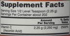 Pure Vitamin C Crystals - Ascorbic Acid 454 g - NOW Foods
