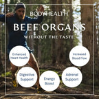 BodyHealth Organ+ Complejo de Órganos de Ternera - 150 Cápsulas