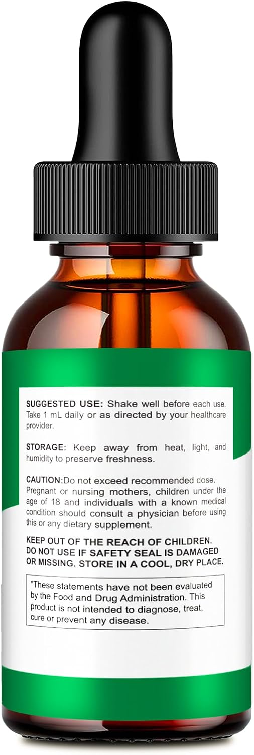Glucofreedom Drops, Suplemento Líquido para la Salud Sanguínea - Fórmula Natural Máxima Potencia (2 Envases)