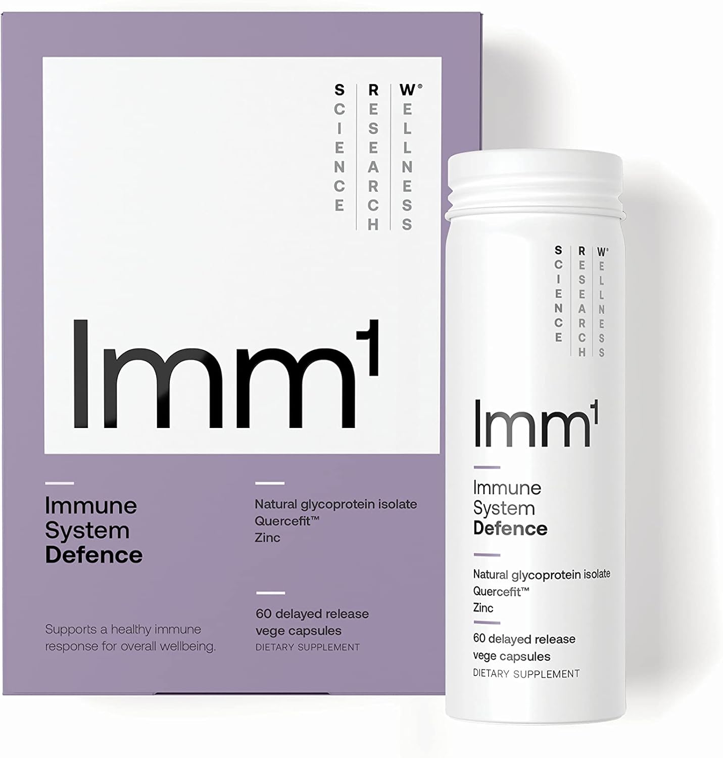 SRW Imm¹ Defence | Apoyo al Sistema Inmunitario | 60 Cápsulas Vegetales