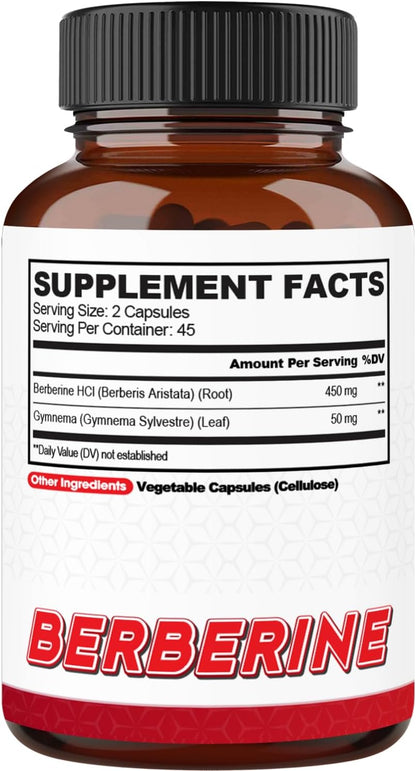 Agobi Berberina 500mg con Gymnema Sylvestre - Fórmula Super Concentrada - 90 Cápsulas – Image 7