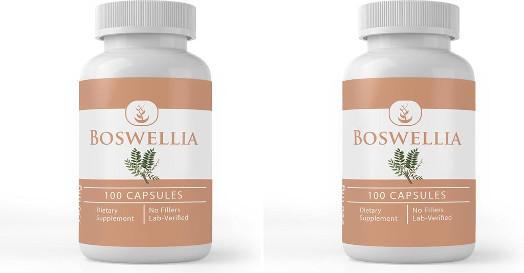 PURE ORIGINAL INGREDIENTS Boswellia (100 Cápsulas) Puro, Sin Aditivos, Verificado en Laboratorio