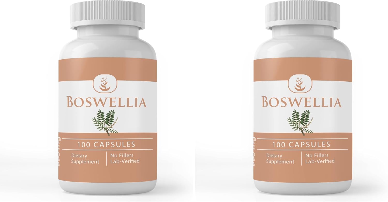 PURE ORIGINAL INGREDIENTS Boswellia (100 Cápsulas) Puro, Sin Aditivos, Verificado en Laboratorio