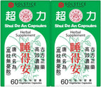 Shui De an Cápsulas - Complemento Herbal (60 cápsulas, 2 envases)