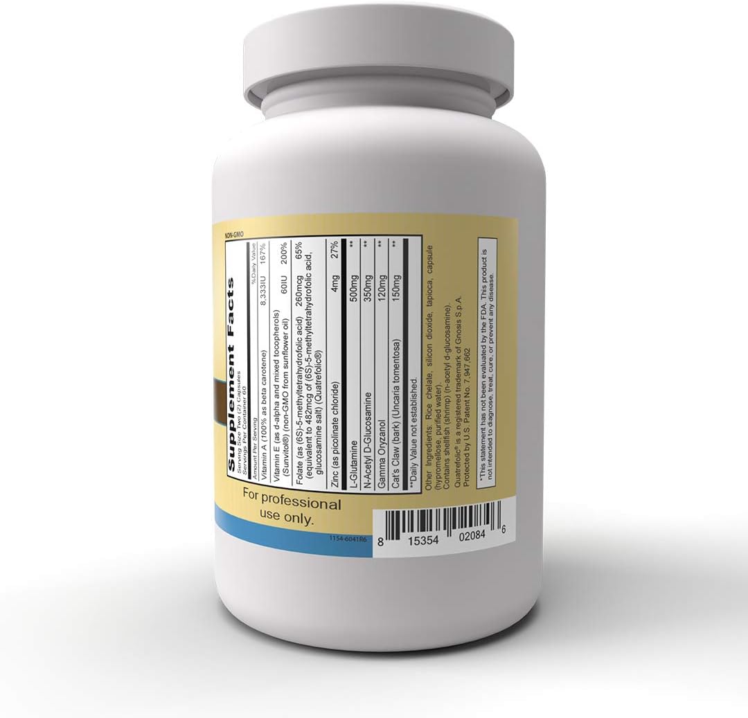 Priority One Vitamins L.G.S. 120 Cápsulas - Permeabilidad Mucosal Saludable.* Soporte Gastrointestinal.*