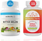 Eclectic Institute Melón Amargo Crudo Liofilizado, 50 Cápsulas (200 mg)