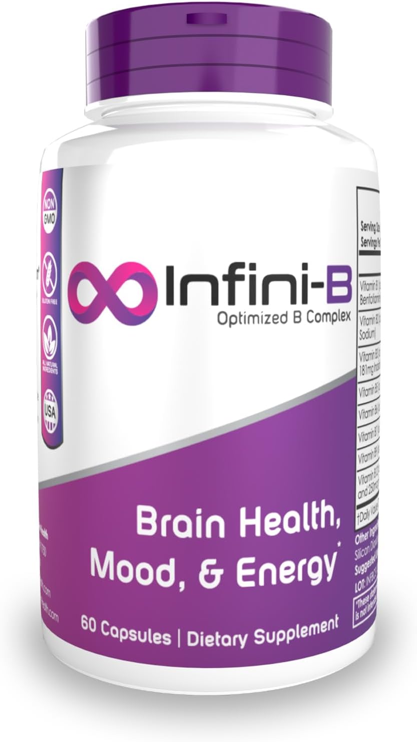 Nootropics Depot Infini-B Advanced B-Complex, 60 Cápsulas