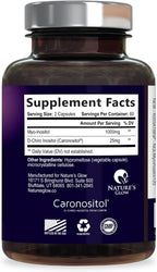 Nature's Glow Myo-Inositol & D-Chiro Inositol 1025 mg (40:1) - 120 Cápsulas Veganas