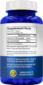 NasaBeahava Nicotinamida 500 mg con Resveratrol