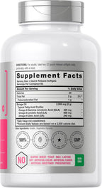 Aceite de Borraja 2000 mg | 120 Cápsulas Blandas | 320 mg de GLA | Horbäach