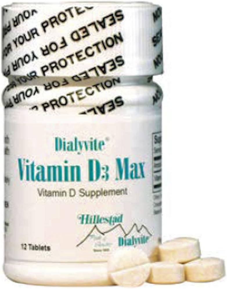 Dialyvite Vitamina D3 Max 50.000 UI - 12 Comprimidos