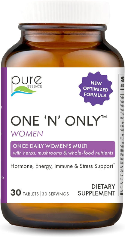 PURE ESSENCE LABS One N Only Multivitamínico – Apoyo óseo: La vitamina D3 contribuye a la absorción y utilización – Image 1