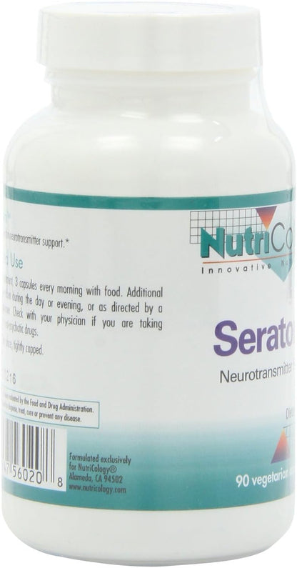 Allergy Research Group NutriCology Seratonin – Libre de alérgenos: Sin gluten, lácteos, soja, frutos secos, huevo, – Image 6