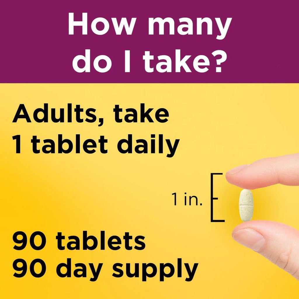 Nature Made Multi for Women 50+ Multivitamin & Mineral, 180 Tablets (2 Bottles)