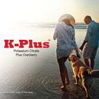 K-Plus Citrato de Potasio y Arándano para Perros - Complemento para la Salud Urinaria - 200 Comprimidos Masticables
