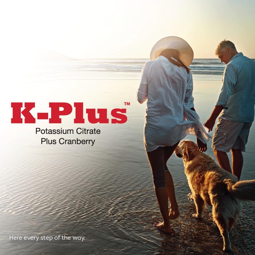K-Plus Citrato de Potasio y Arándano para Perros - Complemento para la Salud Urinaria - 200 Comprimidos Masticables