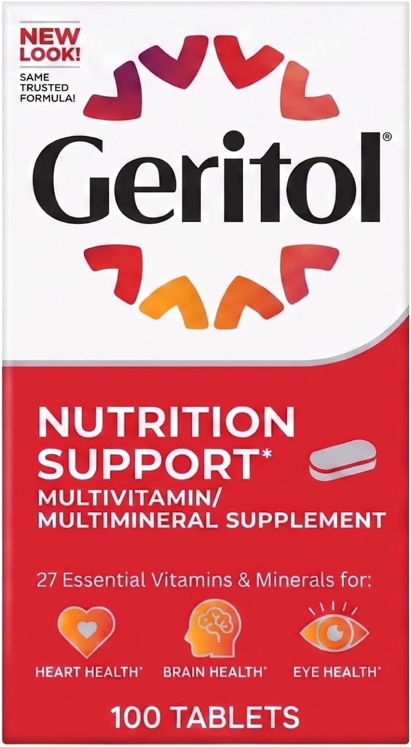 Geritol Complete Comprimidos, 100 Comprimidos (Paquete de 4)