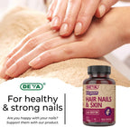 DEVA Vegan Hair, Skin, & Nails Supplement with Biotin, 90 Tablets