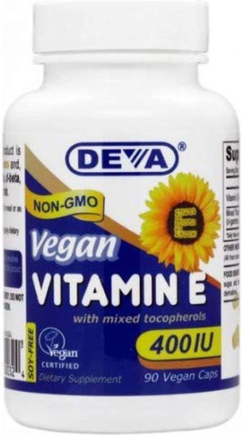 Vitamina E Vegana 400 UI con Tocoferoles
