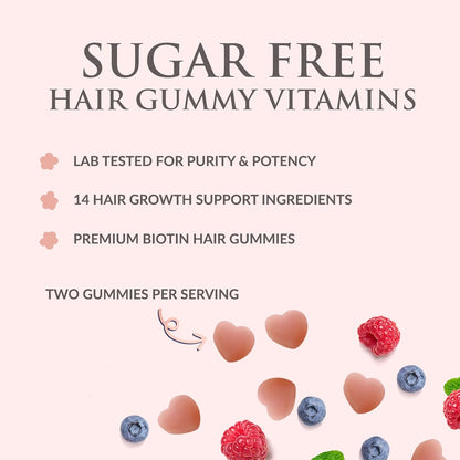 Hair Vitamins Gummies - Gominolas Sin Azúcar – El mantenimiento de las membranas mucosas en condiciones normales. – Image 7